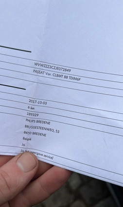 Volkswagen Passat cena 53900 przebieg: 224000, rok produkcji 2017 z Goniądz małe 704
